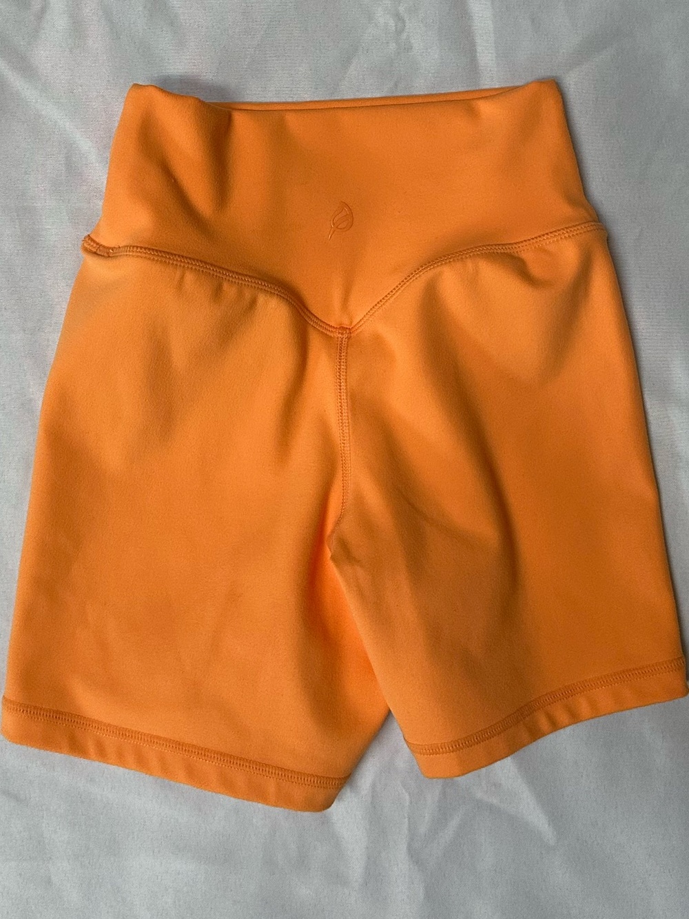 P’TULA Orange Spandex Shorts - SIZE S4 - Picture 6 of 7
